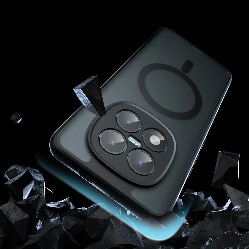 Xiaomi RedMi Note 15 Pro Plus 5G Telefona vāciņš melns TECH-PROTECT MAGMAT MAGSAFE