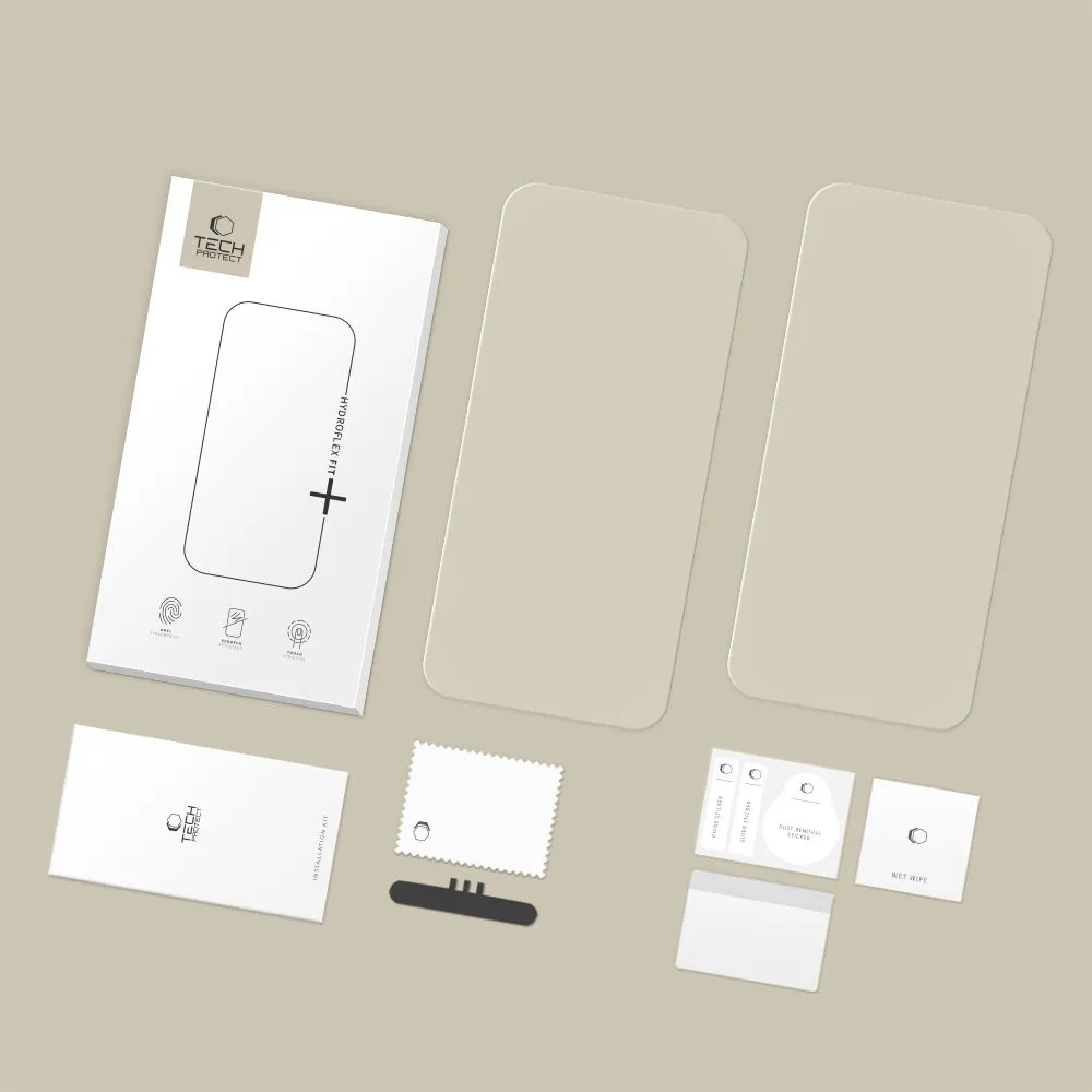 Xiaomi RedMi Note 15 Pro Plus 5G panssarilasi  TECH-PROTECT HYDROFLEX FIT+ 2-PACK