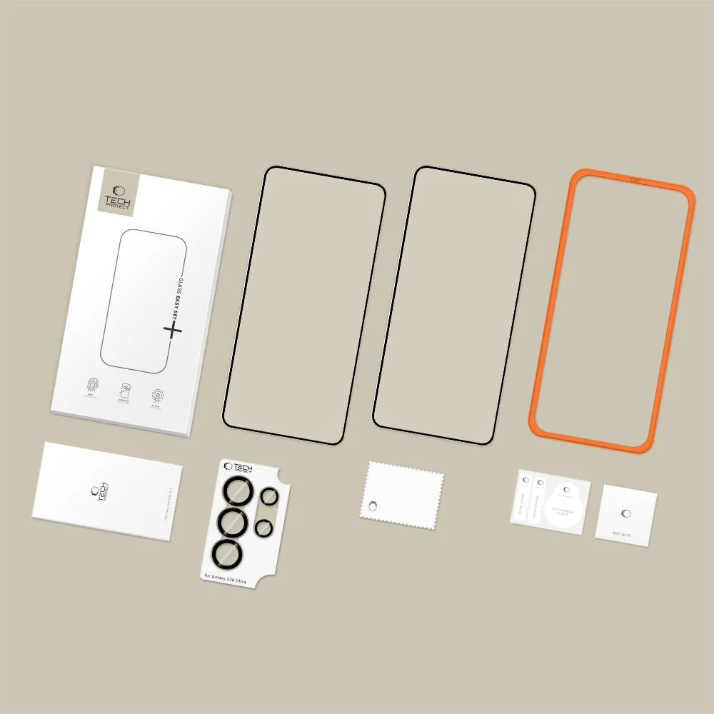 Samsung Galaxy S26 Ultra Screen Protector  TECH-PROTECT EASY SET+ 3-PACK