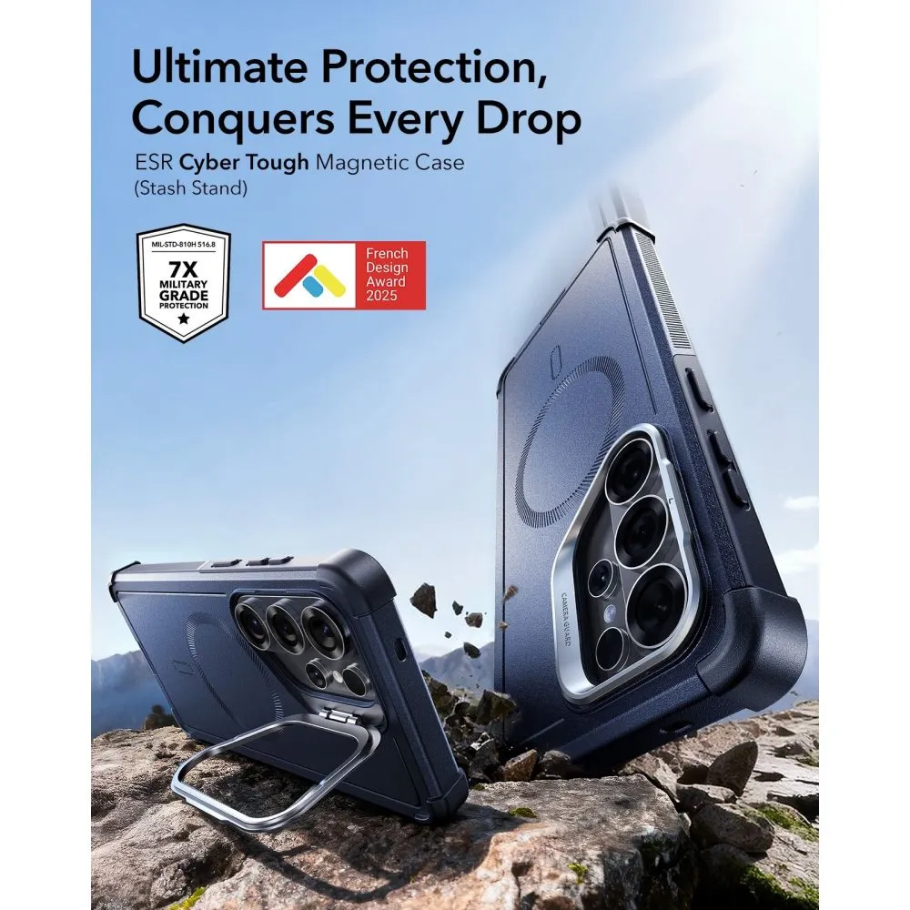 Samsung Galaxy S26 Ultra ESR CYBER TOUGH KICKSTAND MAGSAFE Telefoni ümbrised ja kaaned