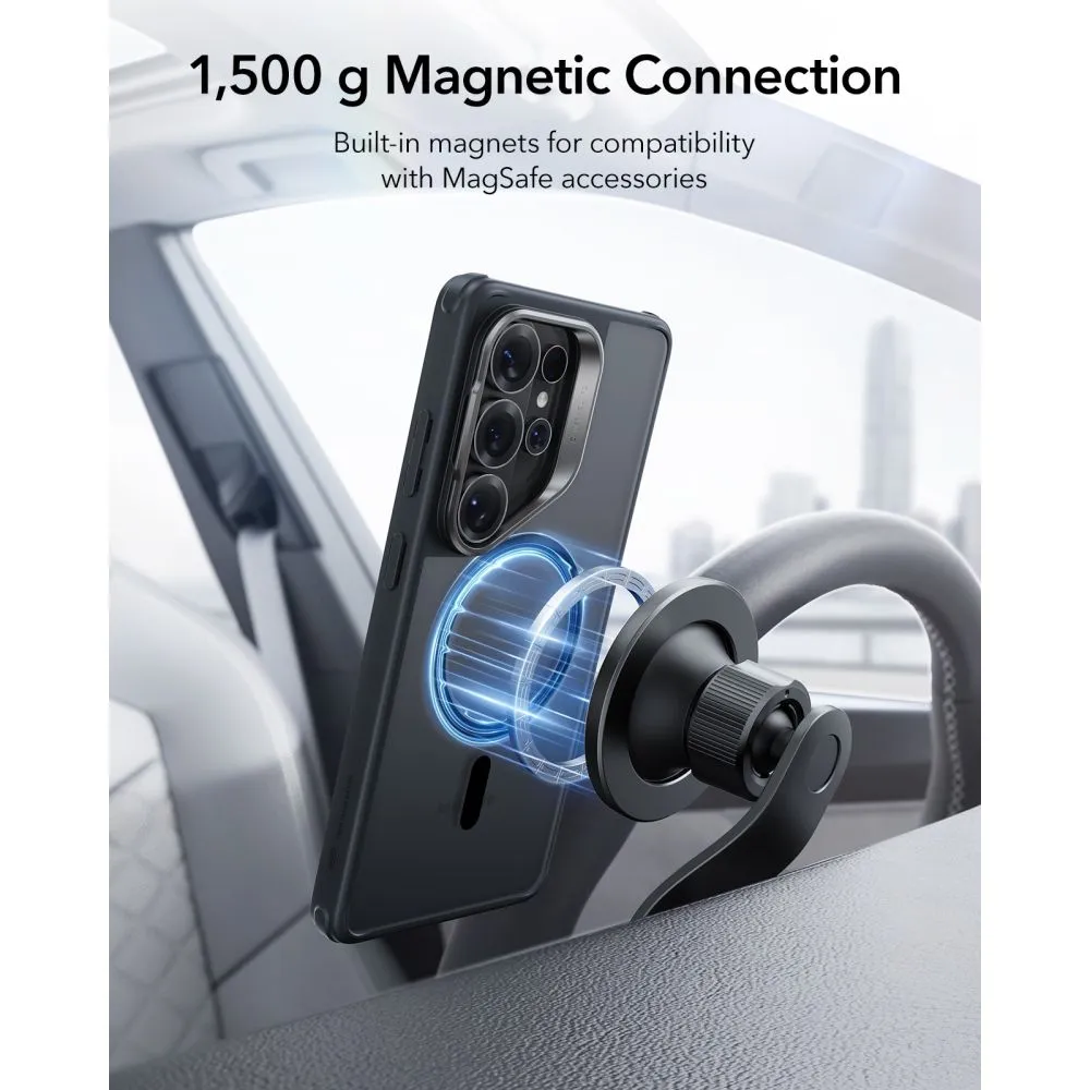 Samsung Galaxy S26 Ultra Telefona vāciņš melns ESR CLASSIC HYBRID KICKSTAND MAGSAFE