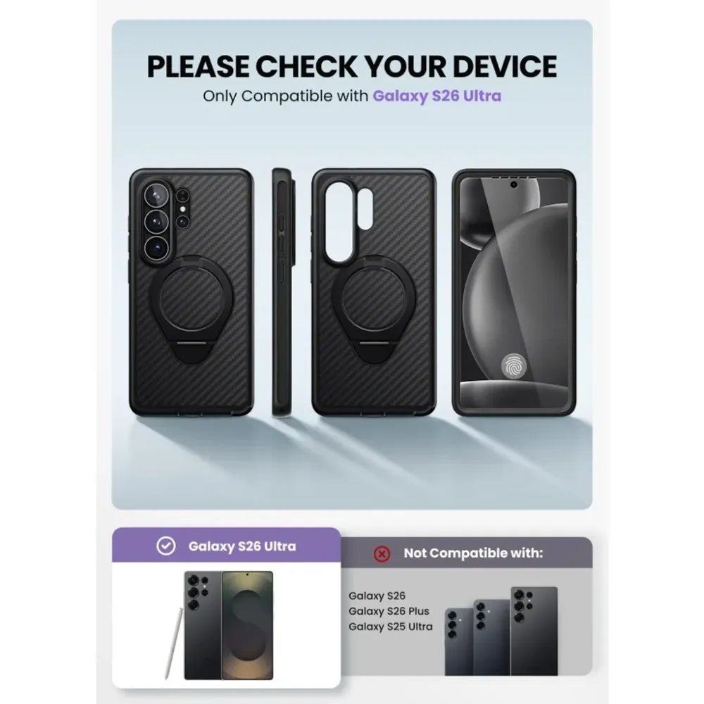 Samsung Galaxy S26 Ultra Phone Cover black SUPCASE COSMO MAG MAGSAFE