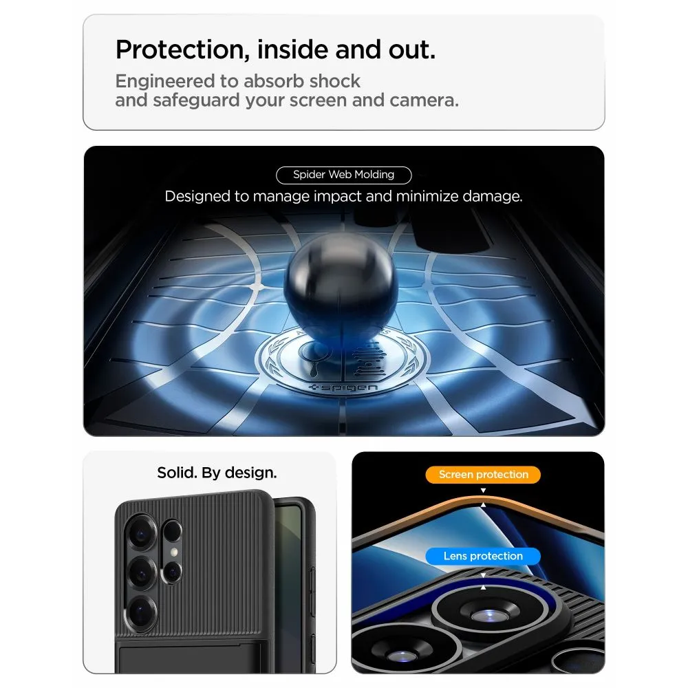 Samsung Galaxy S26 Ultra Telefona vāciņš melns SPIGEN SLIM ARMOR CS