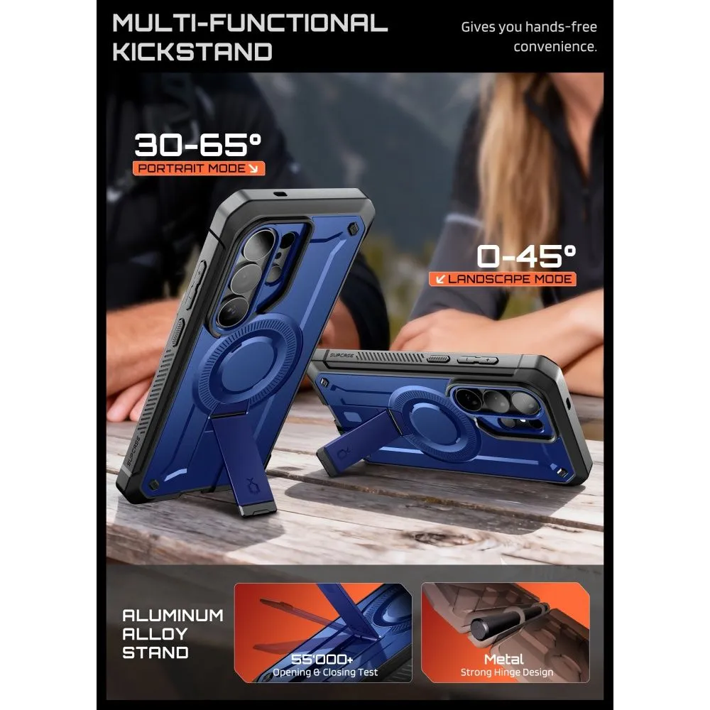 Samsung Galaxy S26 Ultra Telefona vāciņš zils SUPCASE UNICORN BEETLE PRO MAG MAGSAFE 2-SET