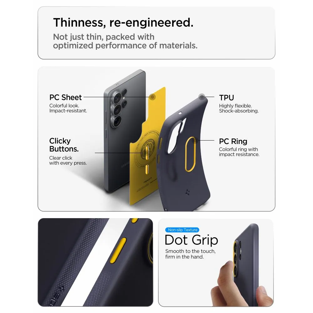 Samsung Galaxy S26 Ultra чехол синий SPIGEN NANO POP MAG MAGSAFE