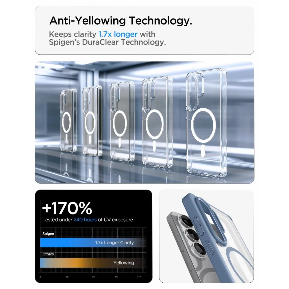 Samsung Galaxy S26 Ultra Telefona vāciņš zils SPIGEN ULTRA HYBRID MAG MAGSAFE