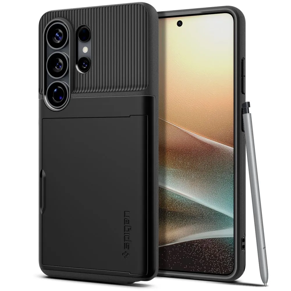 Samsung Galaxy S26 Ultra Telefona vāciņš melns SPIGEN SLIM ARMOR CS