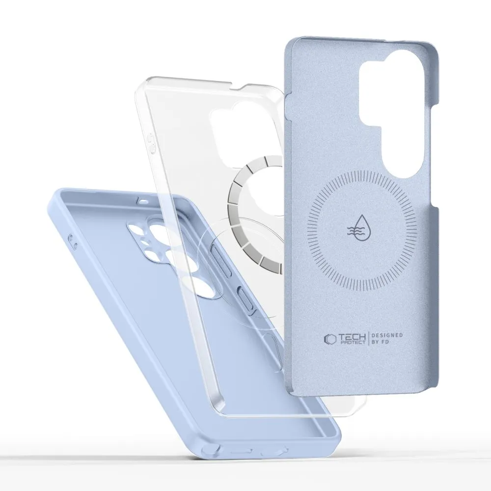 Samsung Galaxy S26 Ultra Telefoni kaaned sinine TECH-PROTECT SILICONE MAGSAFE