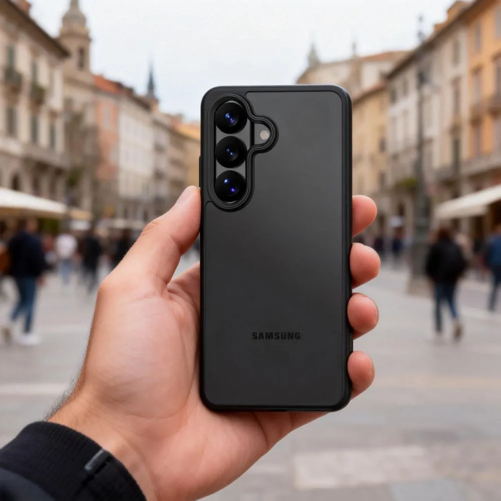 Samsung Galaxy S26 Telefona vāciņš melns TECH-PROTECT MAGMAT