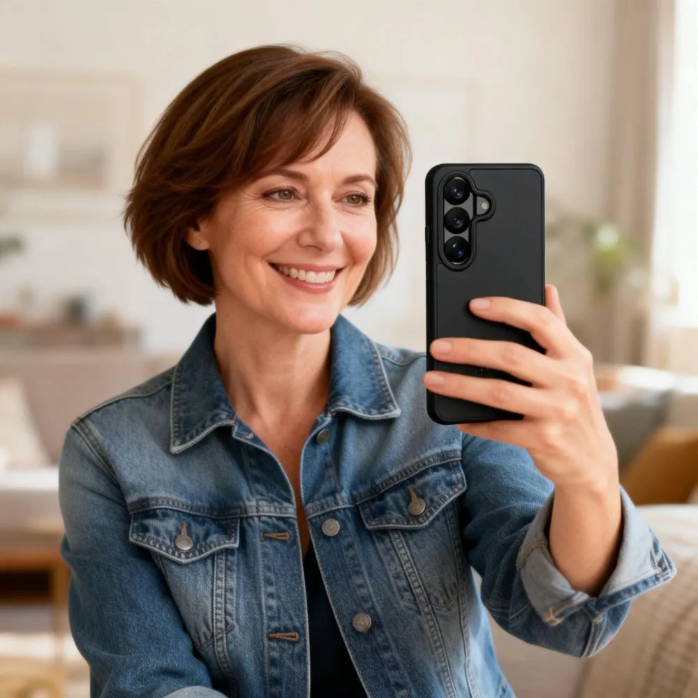 Samsung Galaxy S26 Telefona vāciņš melns TECH-PROTECT MAGMAT