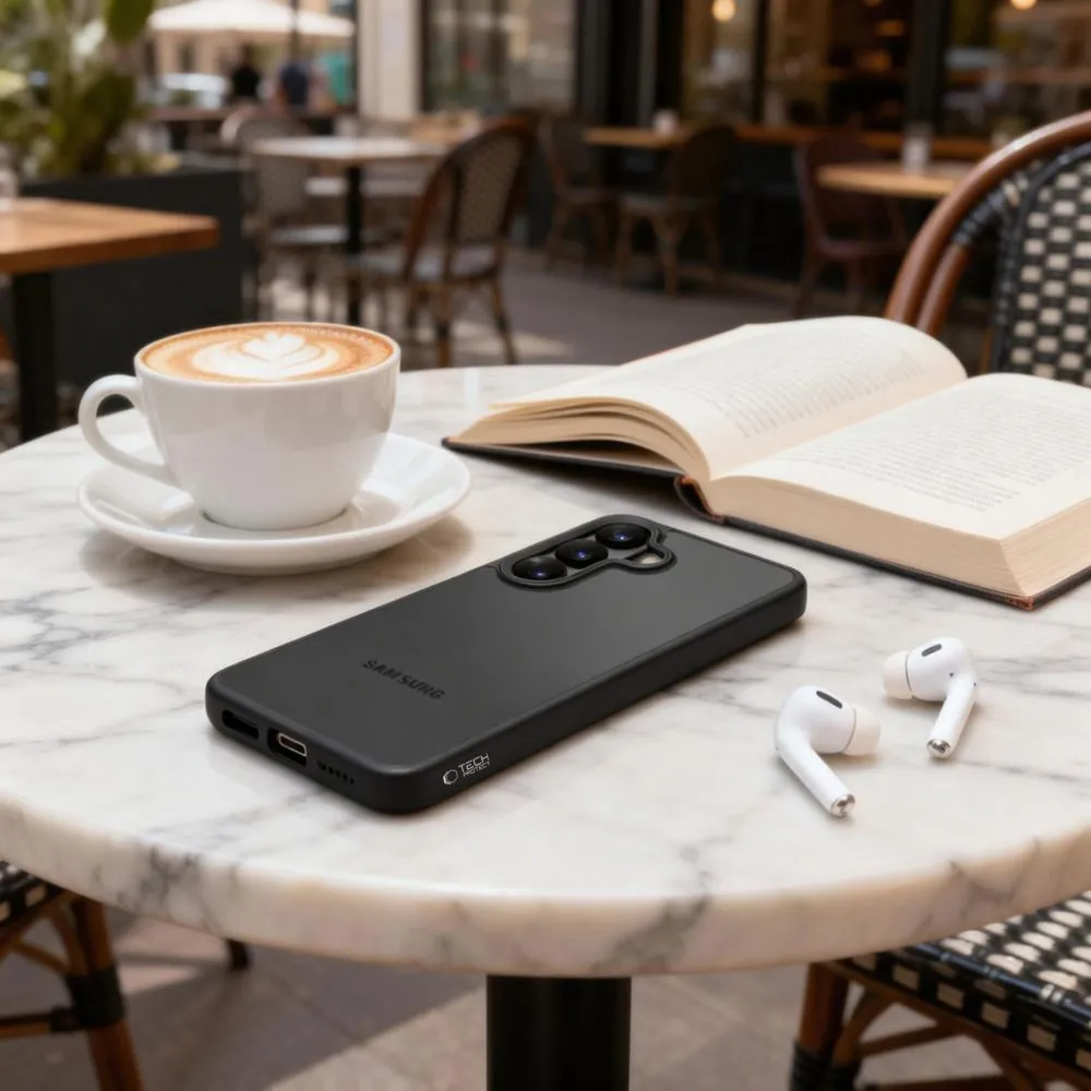 Samsung Galaxy S26 Telefona vāciņš melns TECH-PROTECT MAGMAT