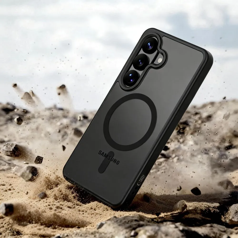 Samsung Galaxy S26 Telefona vāciņš melns TECH-PROTECT MAGMAT MAGSAFE