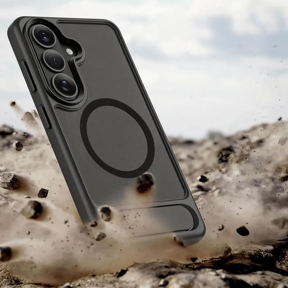 Samsung Galaxy S26 Telefona vāciņš melns TECH-PROTECT MAGRACK MAGSAFE