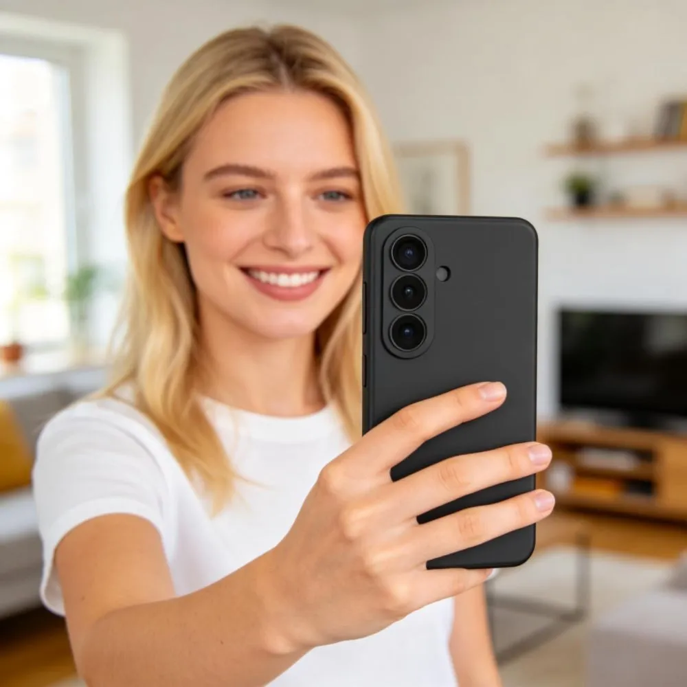 Samsung Galaxy S26 Telefona vāciņš melns TECH-PROTECT SILICONE MAGSAFE