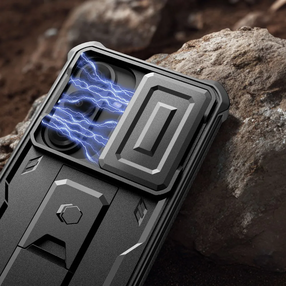 Samsung Galaxy S26 Telefona vāciņš melns TECH-PROTECT KEVLAR CAM+ 2-SET