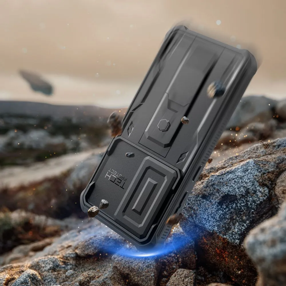 Samsung Galaxy S26 Telefona vāciņš melns TECH-PROTECT KEVLAR CAM+ 2-SET