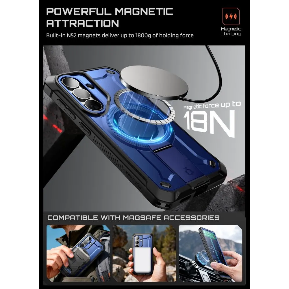 Samsung Galaxy S26 Telefona vāciņš zils SUPCASE UNICORN BEETLE PRO MAG MAGSAFE 2-SET