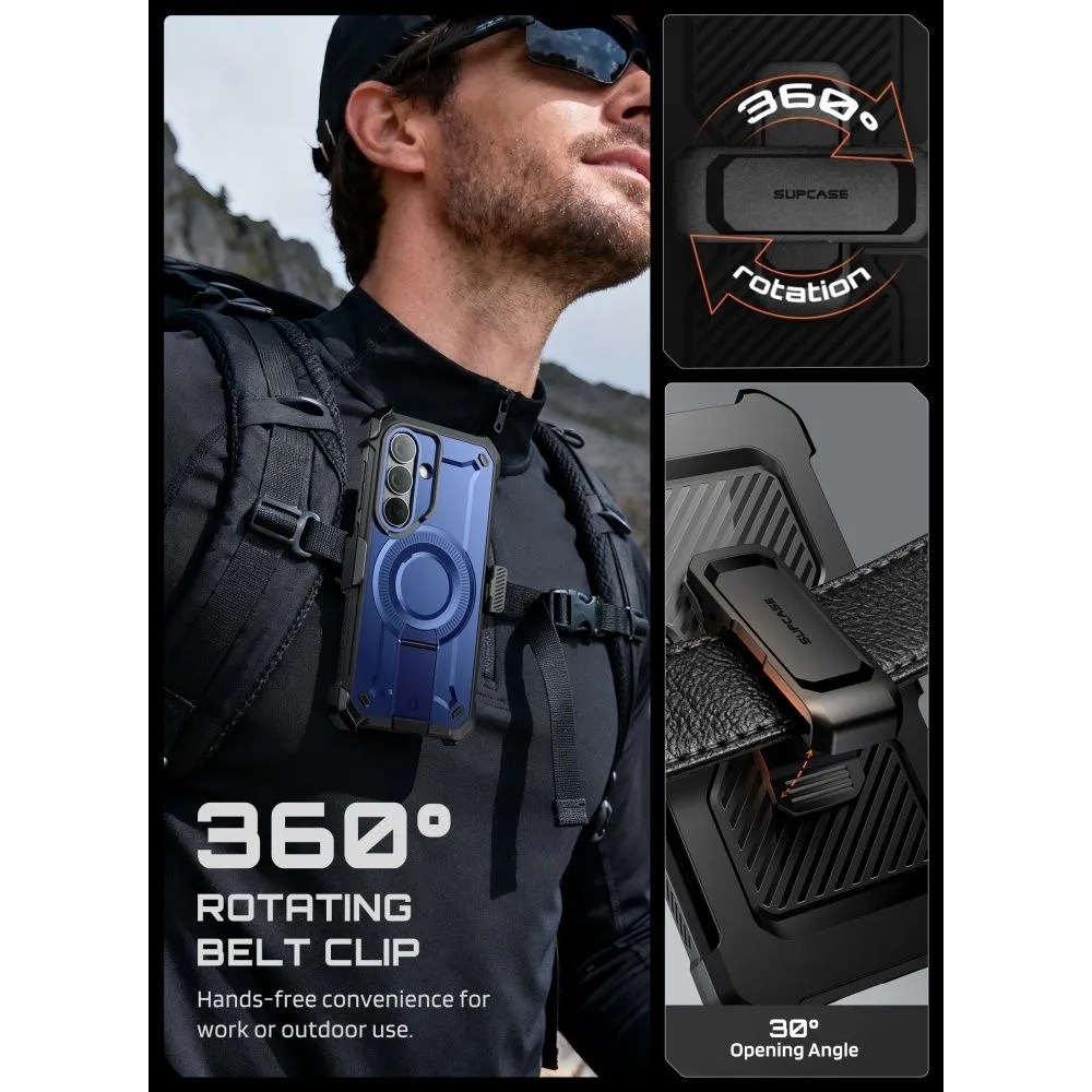 Samsung Galaxy S26 Telefona vāciņš zils SUPCASE UNICORN BEETLE PRO MAG MAGSAFE 2-SET