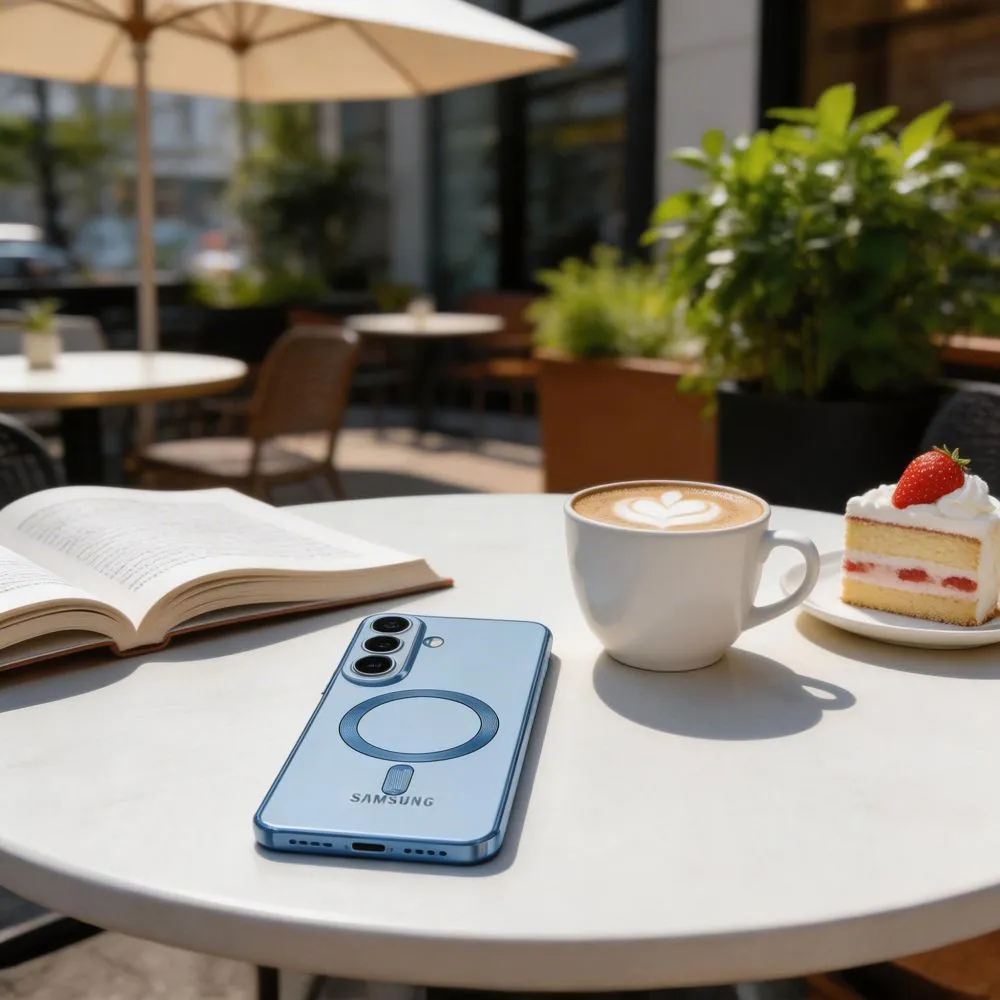 Samsung Galaxy S26 Phone Cover blue TECH-PROTECT MAGFLEX MAGSAFE