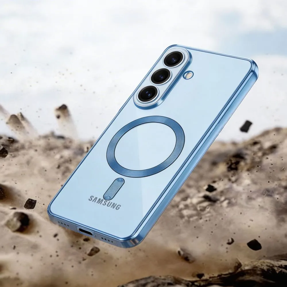 Samsung Galaxy S26 Phone Cover blue TECH-PROTECT MAGFLEX MAGSAFE