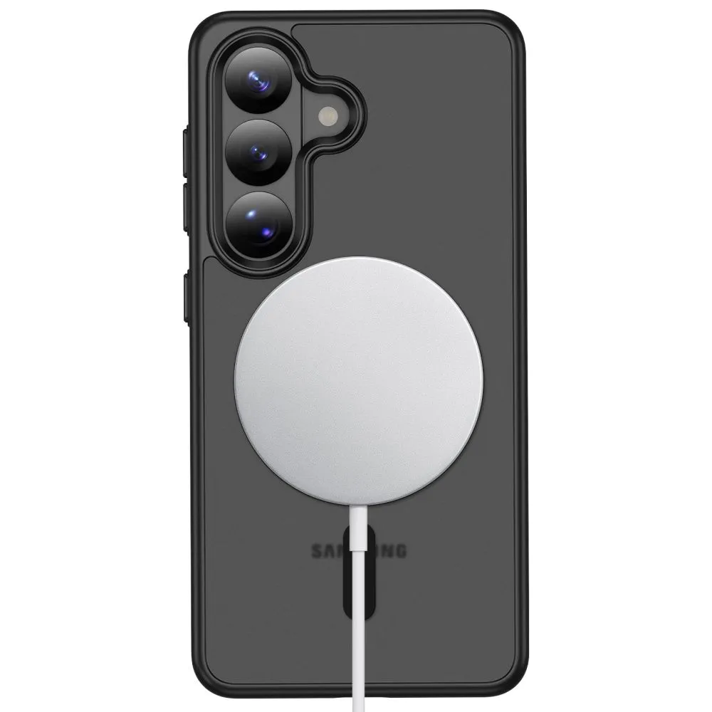 Samsung Galaxy S26 Telefona vāciņš melns TECH-PROTECT MAGMAT MAGSAFE