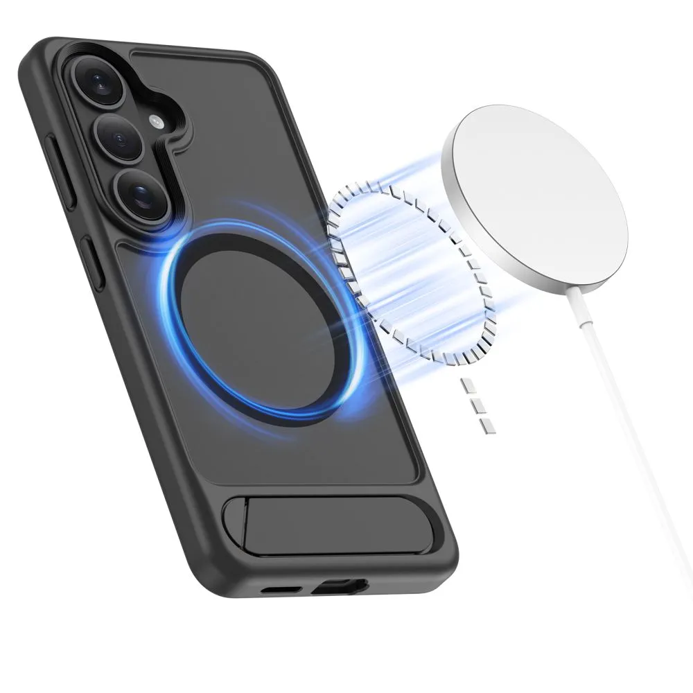 Samsung Galaxy S26 Telefona vāciņš melns TECH-PROTECT MAGRACK MAGSAFE