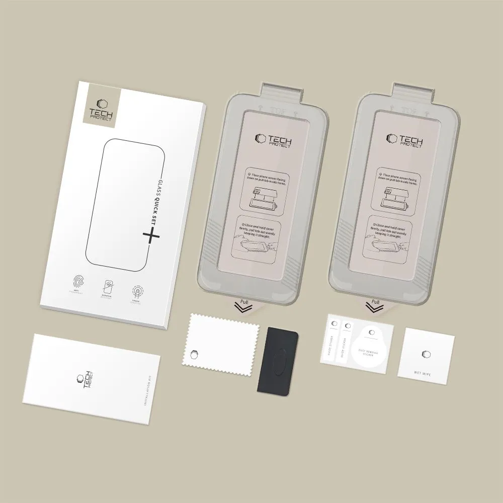 Samsung Galaxy S26 Plus Aizsargstikls  TECH-PROTECT QUICK SET+ 2-PACK