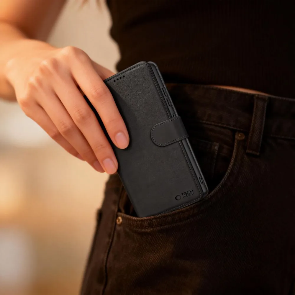 Samsung Galaxy S26 Plus Phone Case black TECH-PROTECT WALLET
