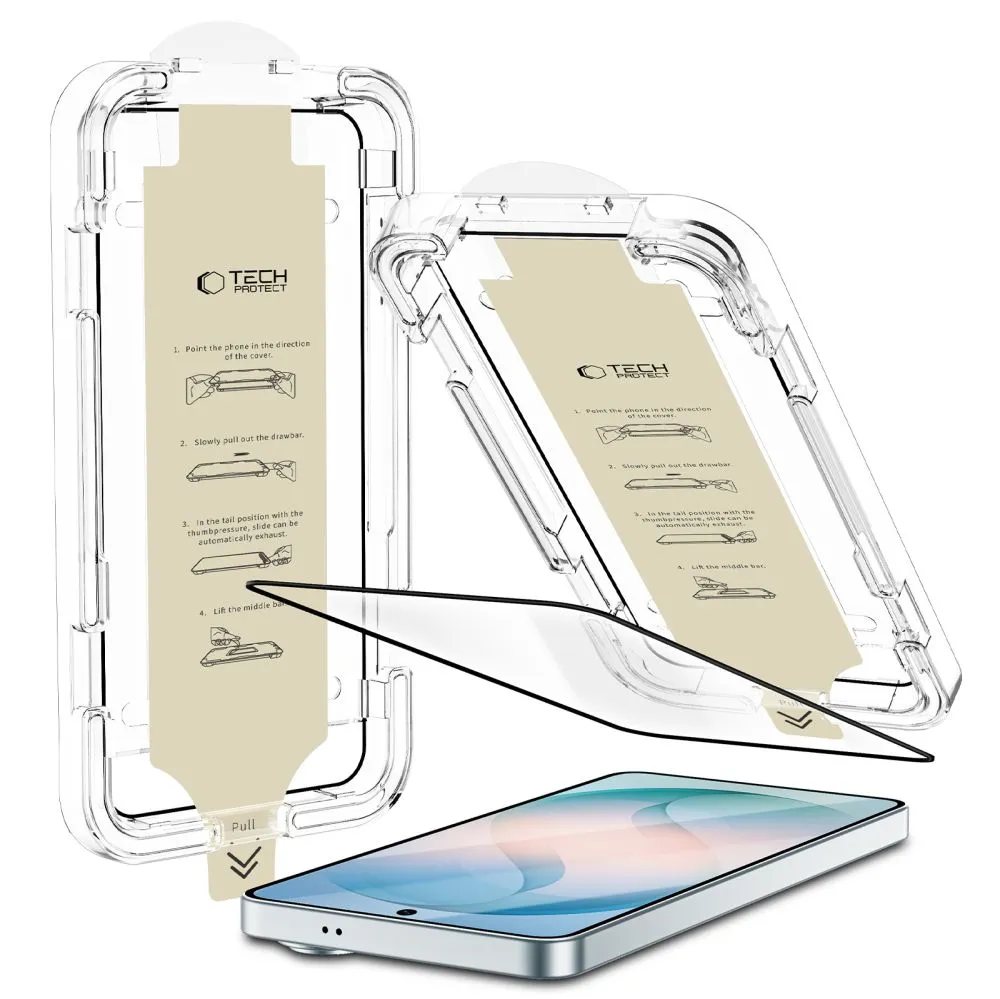 Samsung Galaxy S26 Plus Aizsargstikls  TECH-PROTECT QUICK SET AR+