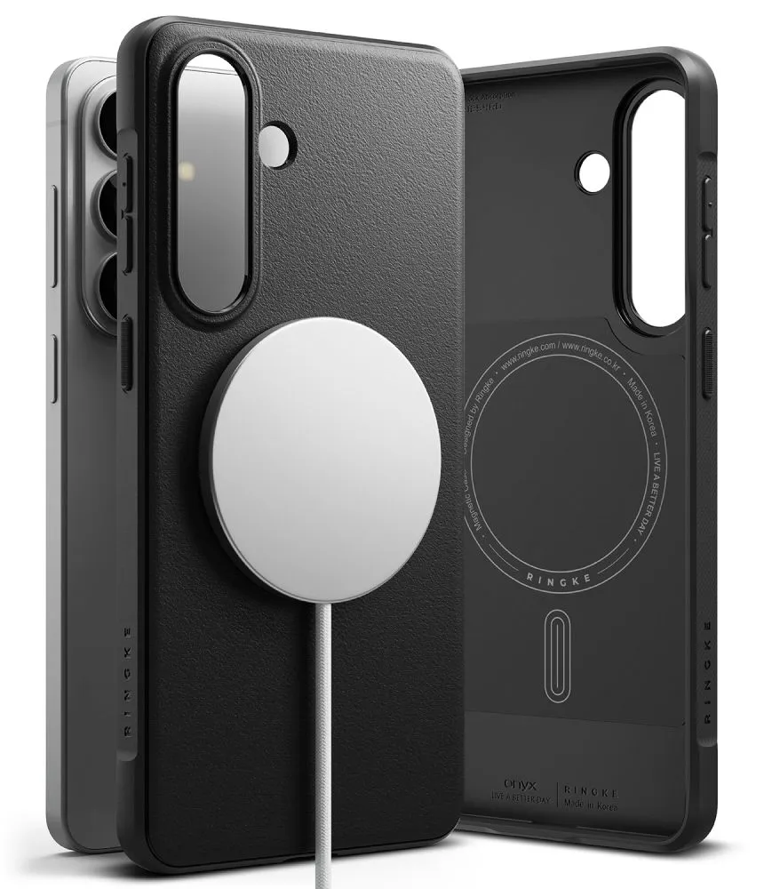 Samsung Galaxy S26 Plus Telefona vāciņš melns RINGKE ONYX MAGNETIC MAGSAFE