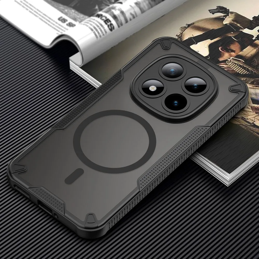 Xiaomi Poco M8 Pro Telefoni kaaned must TECH-PROTECT RUGGED SHIELD MAGSAFE