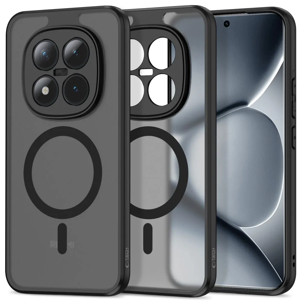 Xiaomi Poco M8 Pro Telefoni kaaned must TECH-PROTECT MAGMAT MAGSAFE