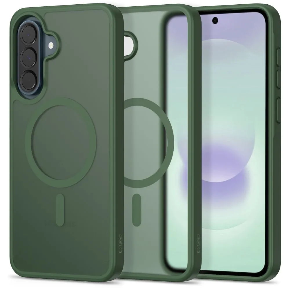 Samsung Galaxy A37 Phone Cover green TECH-PROTECT MAGMAT MAGSAFE 5G