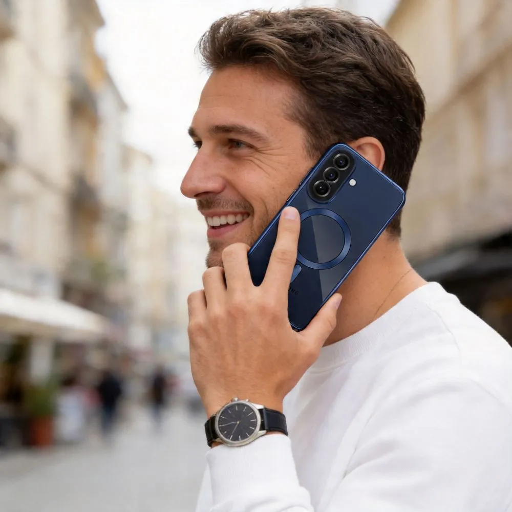 Samsung Galaxy A57 5G чехол синий TECH-PROTECT MAGFLEX MAGSAFE