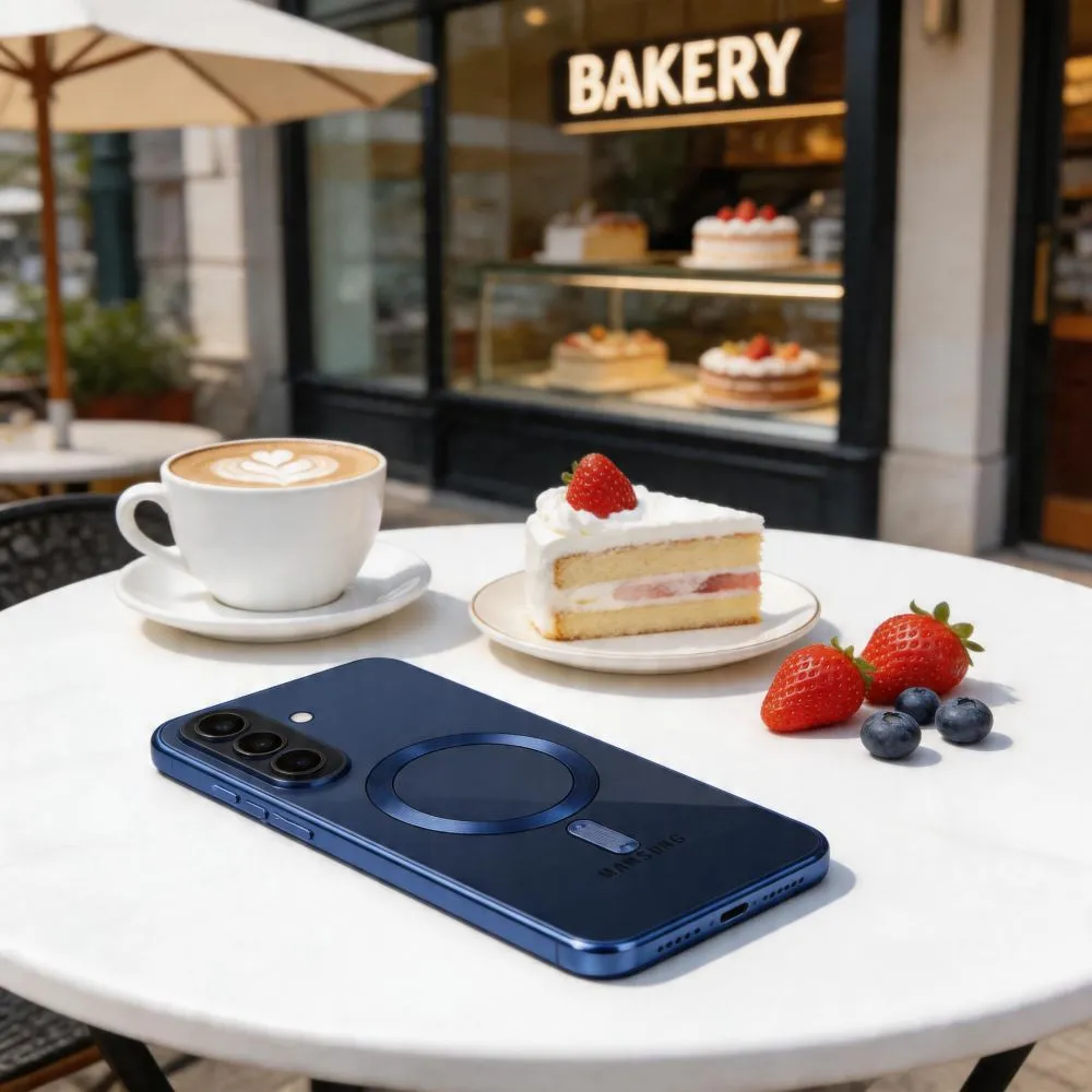 Samsung Galaxy A57 5G чехол синий TECH-PROTECT MAGFLEX MAGSAFE