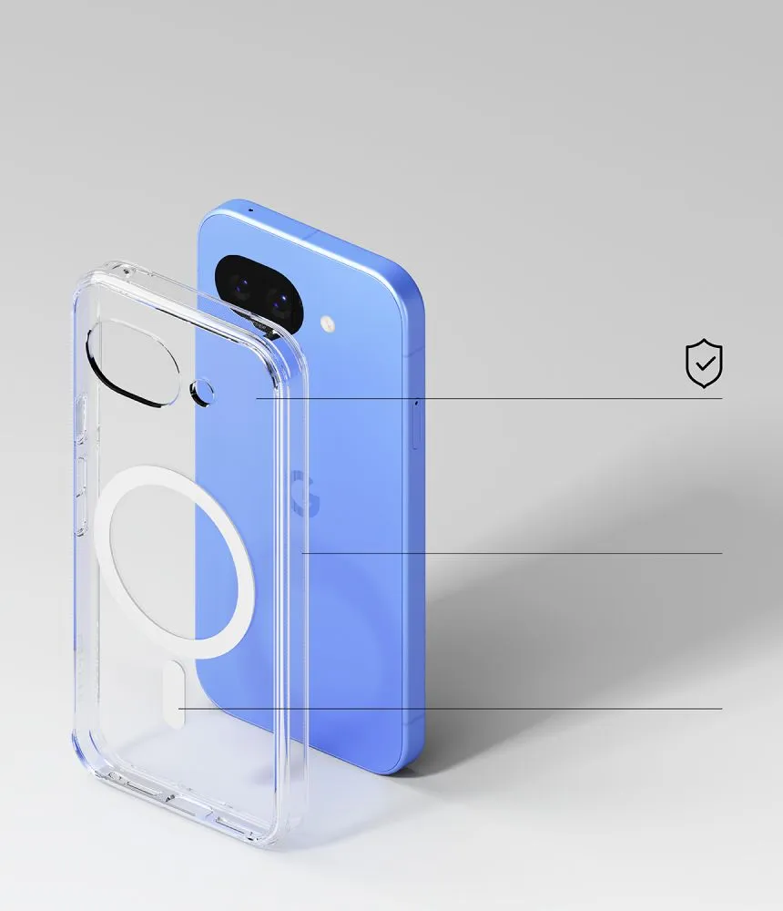 Google Pixel 10A Telefona vāciņš caurspīdīgs RINGKE FUSION MAGNETIC MAGSAFE