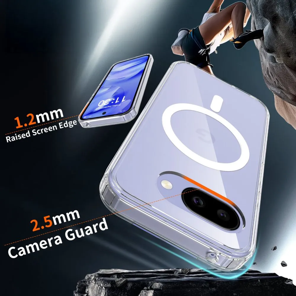 Google Pixel 10A Telefona vāciņš caurspīdīgs TECH-PROTECT FLEXAIR HYBRID MAGSAFE