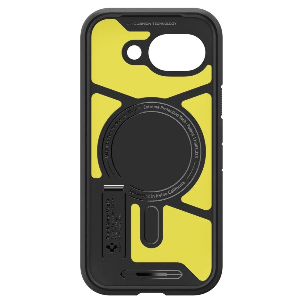 Google Pixel 10A suojakuori musta SPIGEN TOUGH ARMOR MAG MAGSAFE