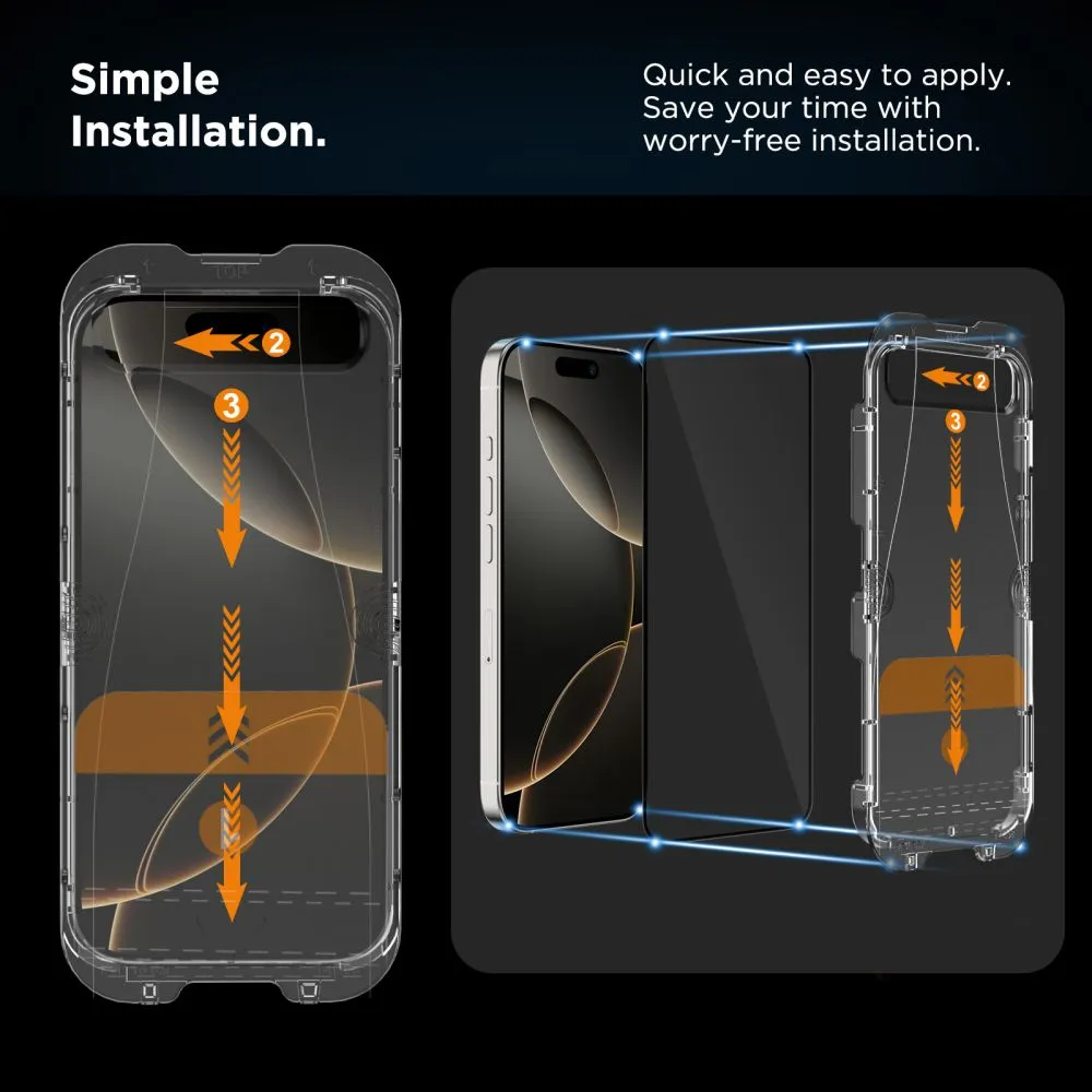 Apple iPhone 17e Aizsargstikls TECH-PROTECT QUICK SET+ 2-PACK