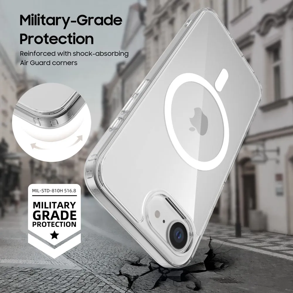 Apple iPhone 17e suojakuori läpinäkyvä TECH-PROTECT FLEXAIR HYBRID MAGSAFE