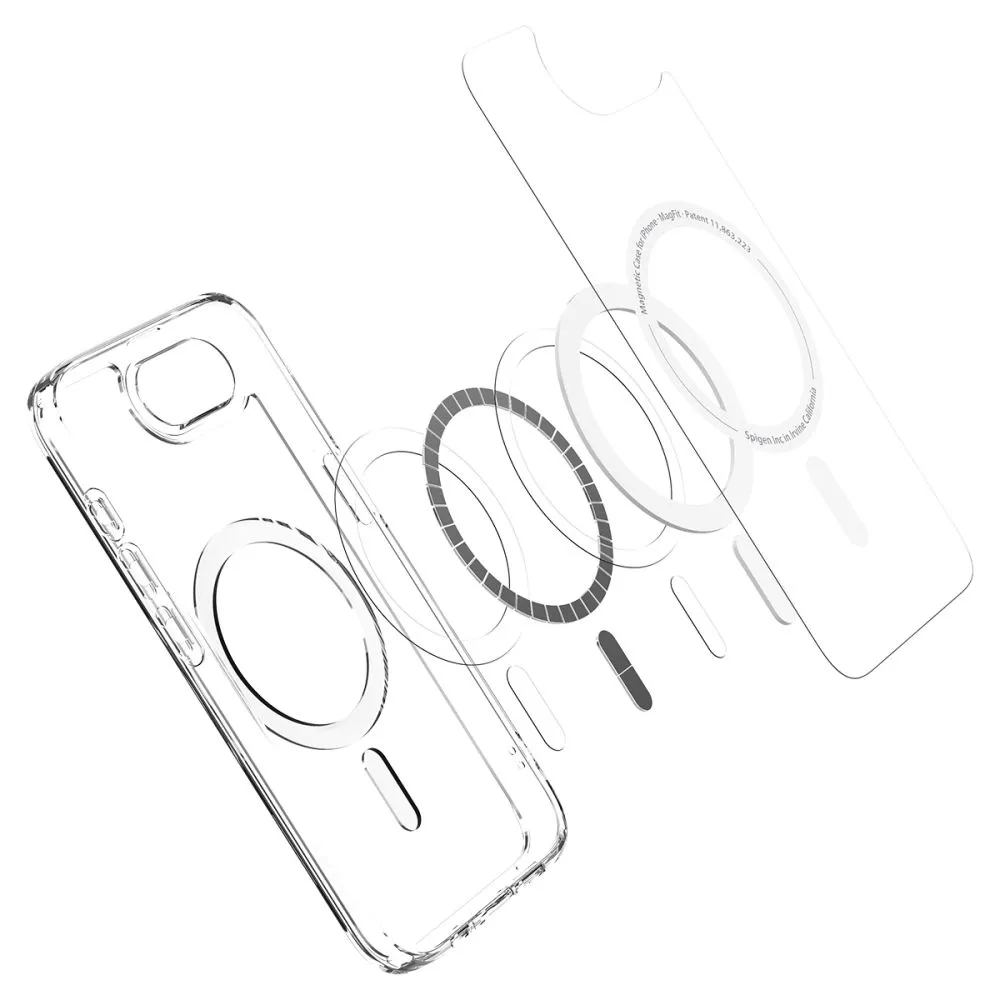 Apple iPhone 17e Telefono dangteliai skaidrus SPIGEN ULTRA HYBRID MAG MAGSAFE