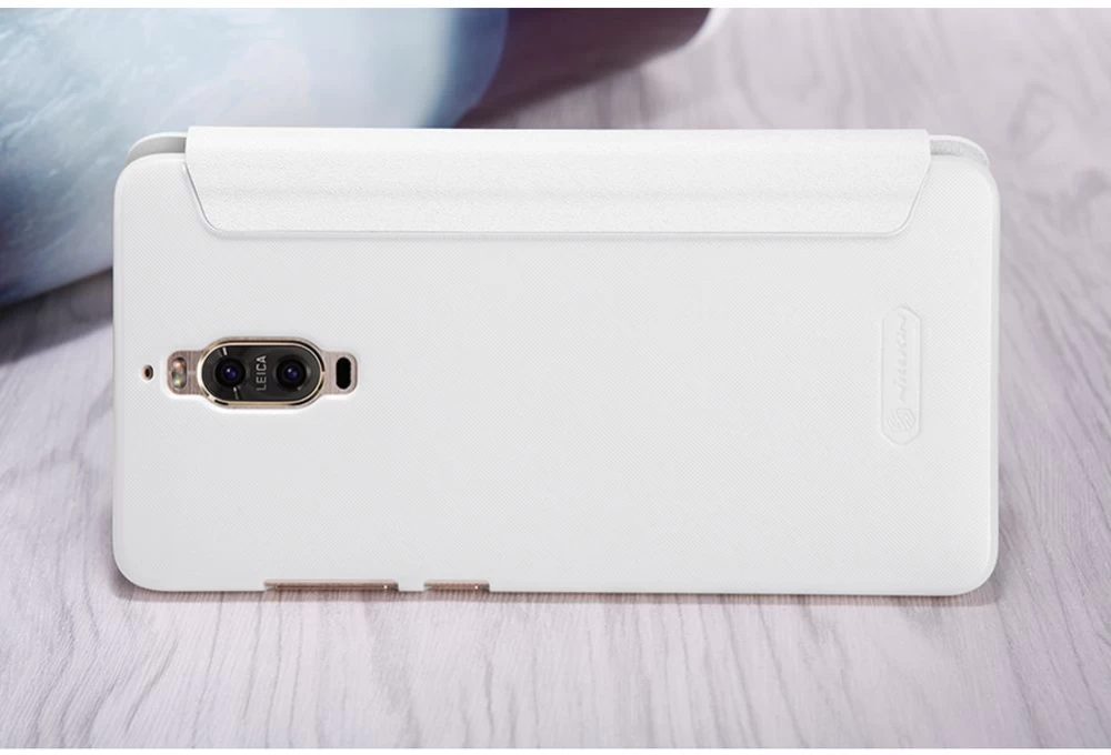 Huawei Mate 9 Pro maciņš balts Sparkle Leather 