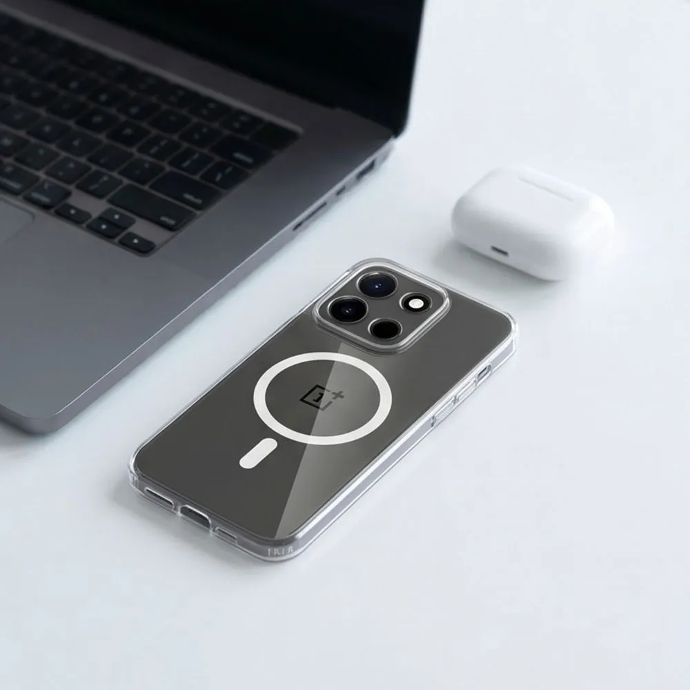 OnePlus Nord 6 Telefoni kaaned läbipaistev TECH-PROTECT FLEXAIR HYBRID MAGSAFE