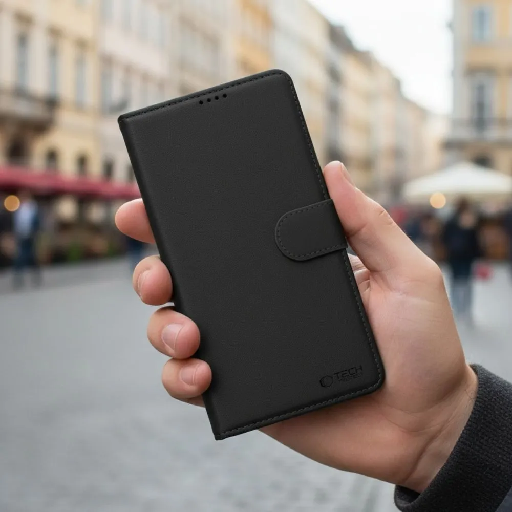 OnePlus Nord 6 Telefoni ümbrised must TECH-PROTECT WALLET