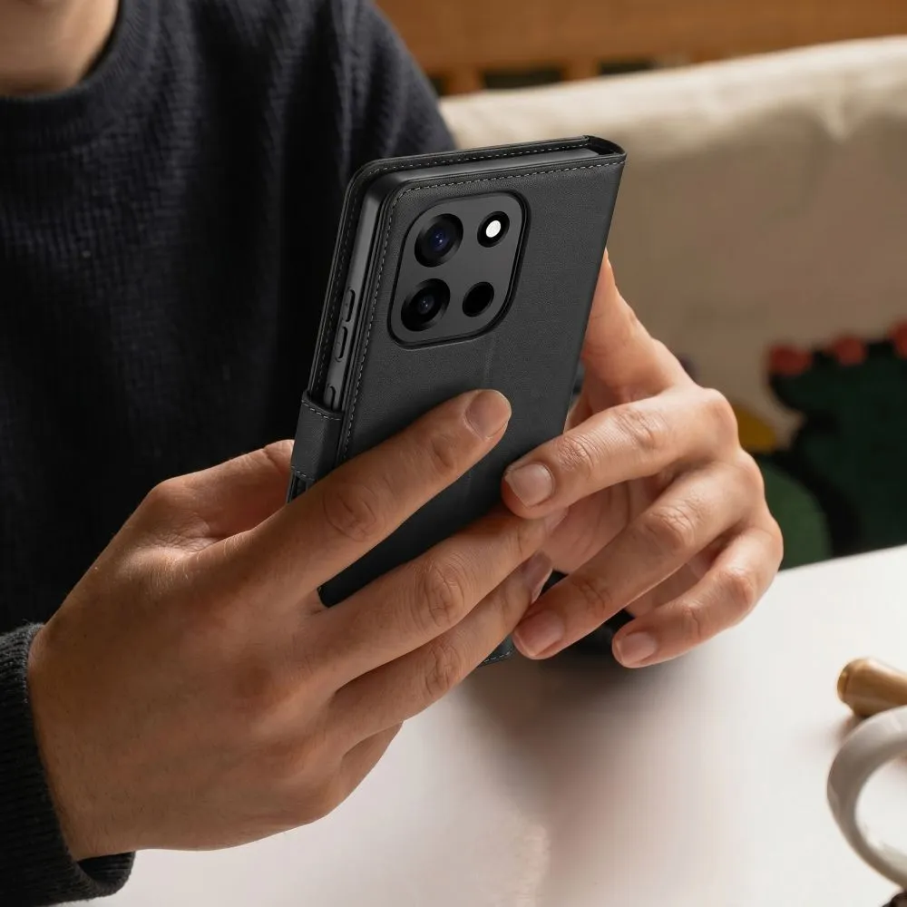 OnePlus Nord 6 Telefoni ümbrised must TECH-PROTECT WALLET