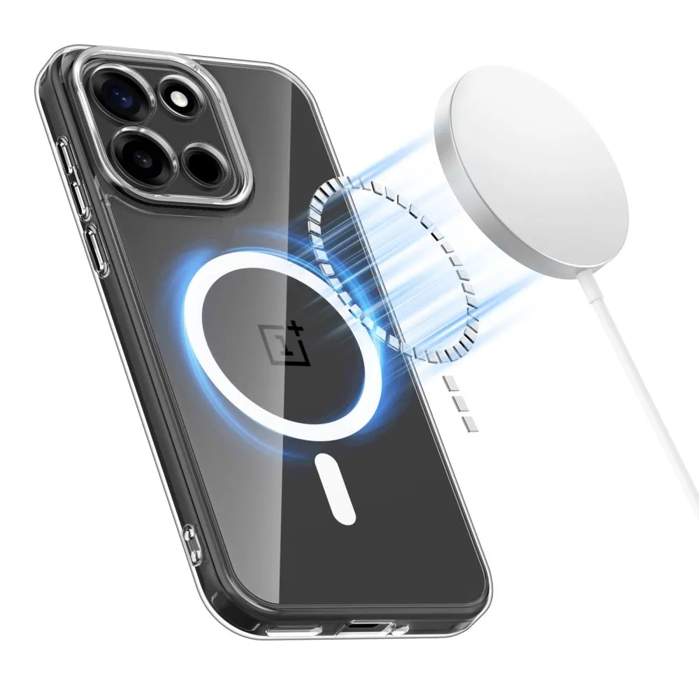 OnePlus Nord 6 Telefoni kaaned läbipaistev TECH-PROTECT FLEXAIR HYBRID MAGSAFE