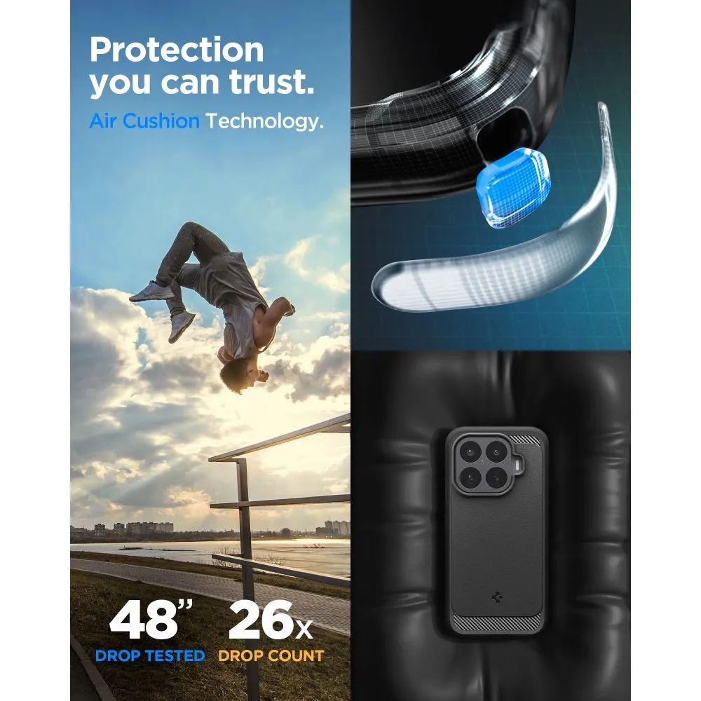 Xiaomi 17T Telefoni kaaned must SPIGEN RUGGED ARMOR
