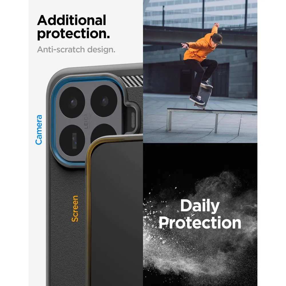 Xiaomi 17T Telefoni kaaned must SPIGEN RUGGED ARMOR