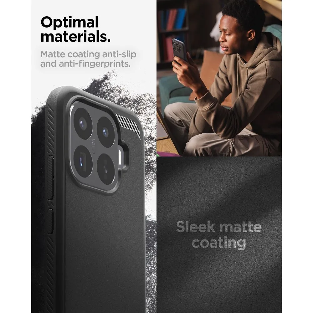 Xiaomi 17T Telefoni kaaned must SPIGEN RUGGED ARMOR