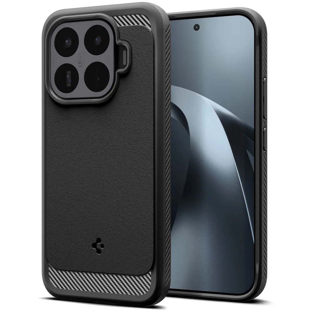 Xiaomi 17T Telefoni kaaned must SPIGEN RUGGED ARMOR